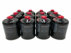 Grillfürst Kombi Kartuschen-Druckregler 50 Mbar - X-DEAL Inkl. 12 Grillfürst Gaskartuschen -Grillfuerst Speichern Grillfuerst Schraubkartusche Gaskartusche Set 12 Stk