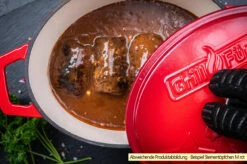 Grillfürst Dutch Oven Sternentöpfchen / Gusseisen Bräter - Emailliert - M - Lila 11 Grillfürst Dutch Oven Sternentöpfchen / Gusseisen Bräter - Emailliert - M - Lila -Grillfuerst Speichern Grillfuerst Sternentoepfchen M Beispiel Rouladen