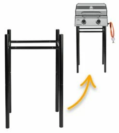 Grillfürst G201E 2-Brenner Gasgrill Portabel V2 - Campinggrill / Balkongrill 50mbar - Inkl. Untergestell -Grillfuerst Speichern Grillfuerst Untergestell Campinggrill G201E 1 1