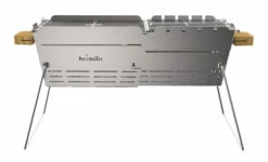 Knister Grill Premium - Ausziehbarer Holzkohle Kompaktgrill
