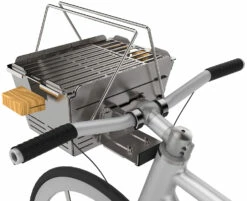 Knister Grill Premium - Ausziehbarer Holzkohle Kompaktgrill -Grillfuerst Speichern Knister Premium Fahrrad