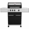 Grillfürst G310E 3-Brenner Gasgrill - 1. FC Köln Edition - Edelstahlroste -Grillfuerst Speichern Koeln Grill G310 Gasgrill 1