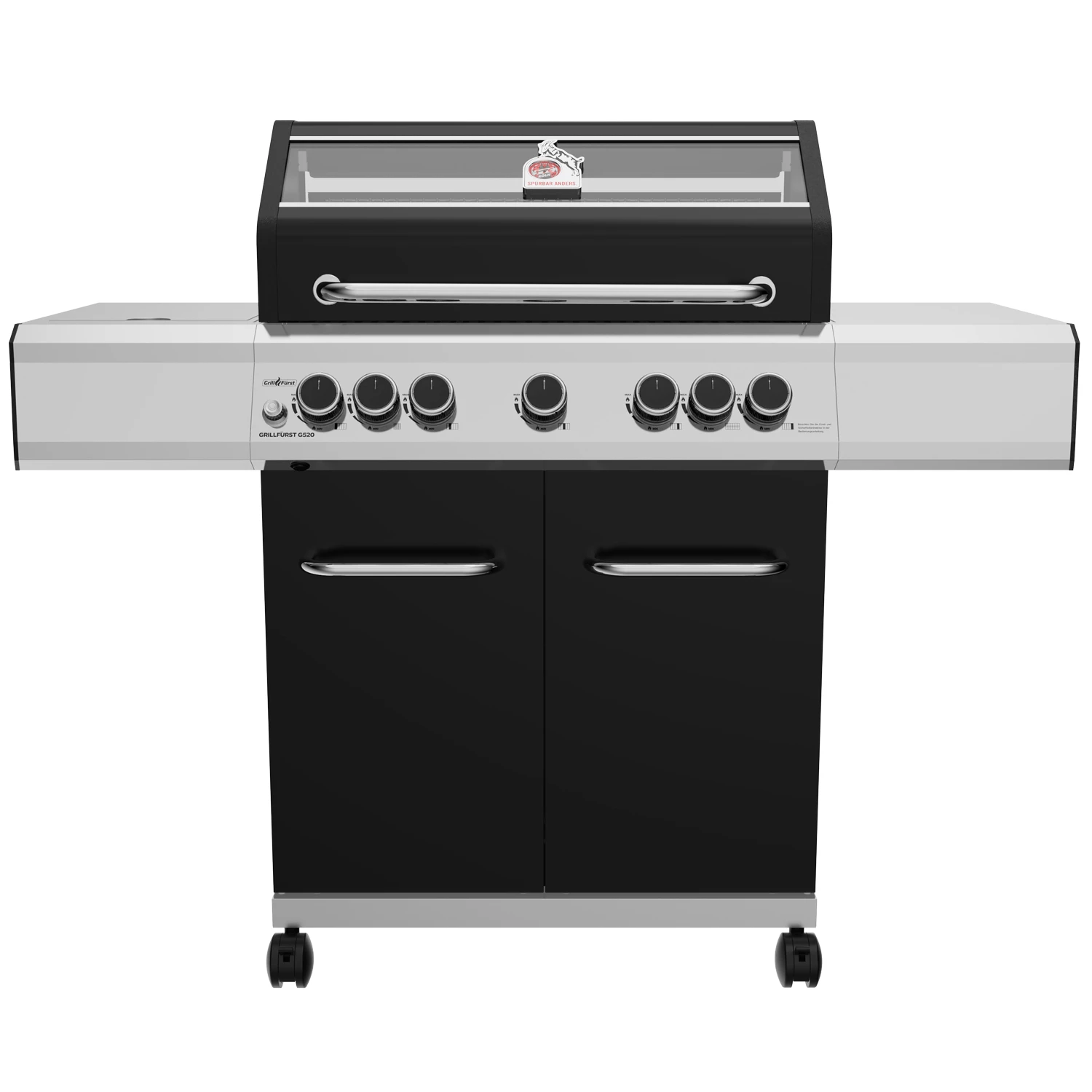 Grillfürst G520E 5-Brenner Gasgrill - 1. FC Köln Edition - Edelstahlroste 3 Grillfürst G520E 5-Brenner Gasgrill - 1. FC Köln Edition - Edelstahlroste