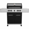 Grillfürst G520G 5-Brenner Gasgrill - 1. FC Köln Edition - Gusseisenroste