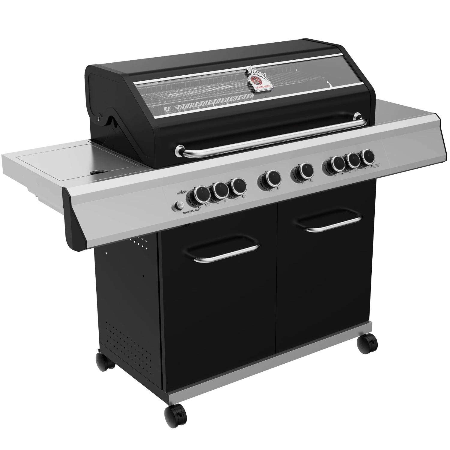 Grillfürst G620G 6-Brenner Gasgrill - 1. FC Köln Edition - Gusseisenroste 4 Grillfürst G620G 6-Brenner Gasgrill - 1. FC Köln Edition - Gusseisenroste – Bild 2