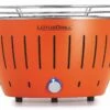 LotusGrill S - Holzkohle Tischgrill - Mandarineorange Inkl. Tasche -Grillfuerst Speichern LotusGrill S Mandarineorange Tischgrill OR 280 gross