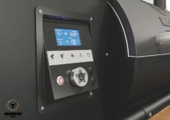 Moesta Pelletgrill Sheriff Inklusive Bambus Ablagebrett - Modell 2023 -Grillfuerst Speichern Moesta BBQPelletgrill Bedienung digital