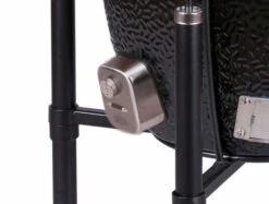 Monolith Grill LeCHEF BBQ GURU - PRO-Serie 2.0 Schwarz - MIT Gestell Und Seitentischen - Inkl. DigiQ Controller Set -Grillfuerst Speichern Monolith BBQ Guru Version 2