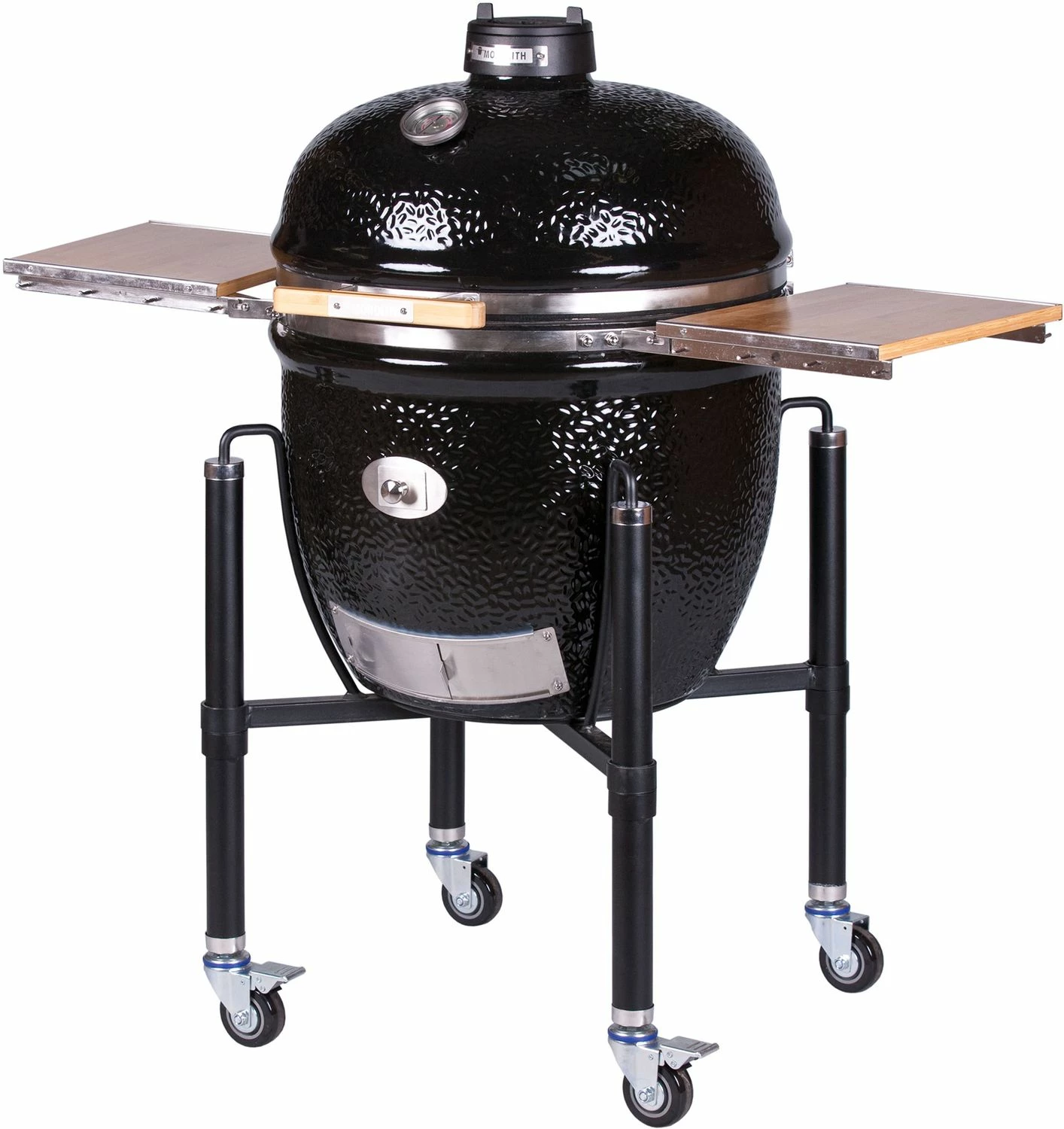 Monolith Grill LeCHEF BBQ GURU - PRO-Serie 2.0 Schwarz - MIT Gestell Und Seitentischen 3 Monolith Grill LeCHEF BBQ GURU - PRO-Serie 2.0 Schwarz - MIT Gestell Und Seitentischen