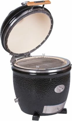 Monolith Grill CLASSIC PRO-Serie 2.0 Schwarz - OHNE Gestell Und Seitentische -Grillfuerst Speichern Monolith Keramik Grill Classic PRO Serie 2 0 121002 black 13