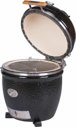 Monolith Grill CLASSIC BBQ GURU - PRO-Serie 2.0 Schwarz - OHNE Gestell Und Seitentische - Inkl. UltraQ Controller Set -Grillfuerst Speichern Monolith Keramik Grill Classic PRO Serie 2 0 129002 black 11 1