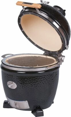 Monolith Grill Junior PRO Serie 2.0 Schwarz - OHNE Gestell -Grillfuerst Speichern Monolith Keramik Grill Junior PRO Serie 2 0 121022 black 10