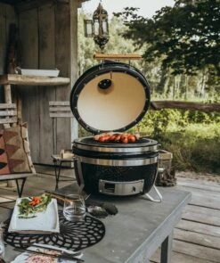 Monolith ICON Black Keramikgrill Tischgrill Inkl. Gestell -Grillfuerst Speichern Monolith Keramikgrill Icon Tischgrill