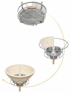 Monolith Grill LeCHEF BBQ GURU - PRO-Serie 2.0 Schwarz - OHNE Gestell Und Seitentische - Inkl. DigiQ Controller Set 11 Monolith Grill LeCHEF BBQ GURU - PRO-Serie 2.0 Schwarz - OHNE Gestell Und Seitentische - Inkl. DigiQ Controller Set -Grillfuerst Speichern Monolith Pro Serie SGS Grillrost System 1 1 5