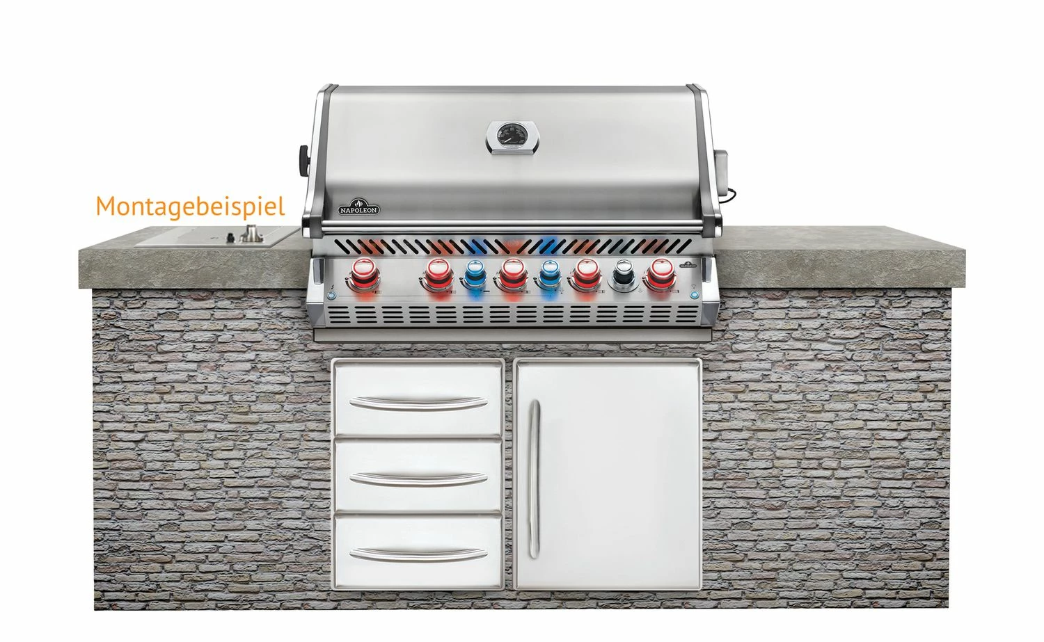 Napoleon Prestige Pro 665-3 Edelstahl Einbaugrill Gas - Inkl. Drehspieß - Modell 2023 12 Napoleon Prestige Pro 665-3 Edelstahl Einbaugrill Gas - Inkl. Drehspieß - Modell 2023 – Bild 10