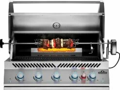 Napoleon 700-Series 38" BIG38 Edelstahl Einbaugrill Inkl. Drehspieß - Modell 2023 -Grillfuerst Speichern Napoleon Einbaugrill 700 Series BIG38 Edelstahl Rotisserie Schaschlik