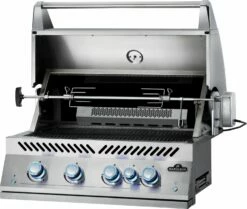 Napoleon 700-Series 32" BIG32 Edelstahl Einbaugrill Inkl. Drehspieß - Modell 2023 -Grillfuerst Speichern Napoleon Einbaugrill BIG32 Drehspiess Motor