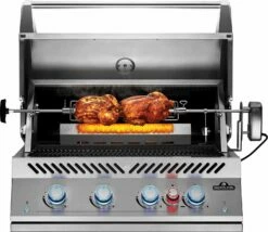 Napoleon 700-Series 32" BIG32 Edelstahl Einbaugrill Inkl. Drehspieß - Modell 2023 -Grillfuerst Speichern Napoleon Einbaugrill BIG32 Rotisserie Backburner