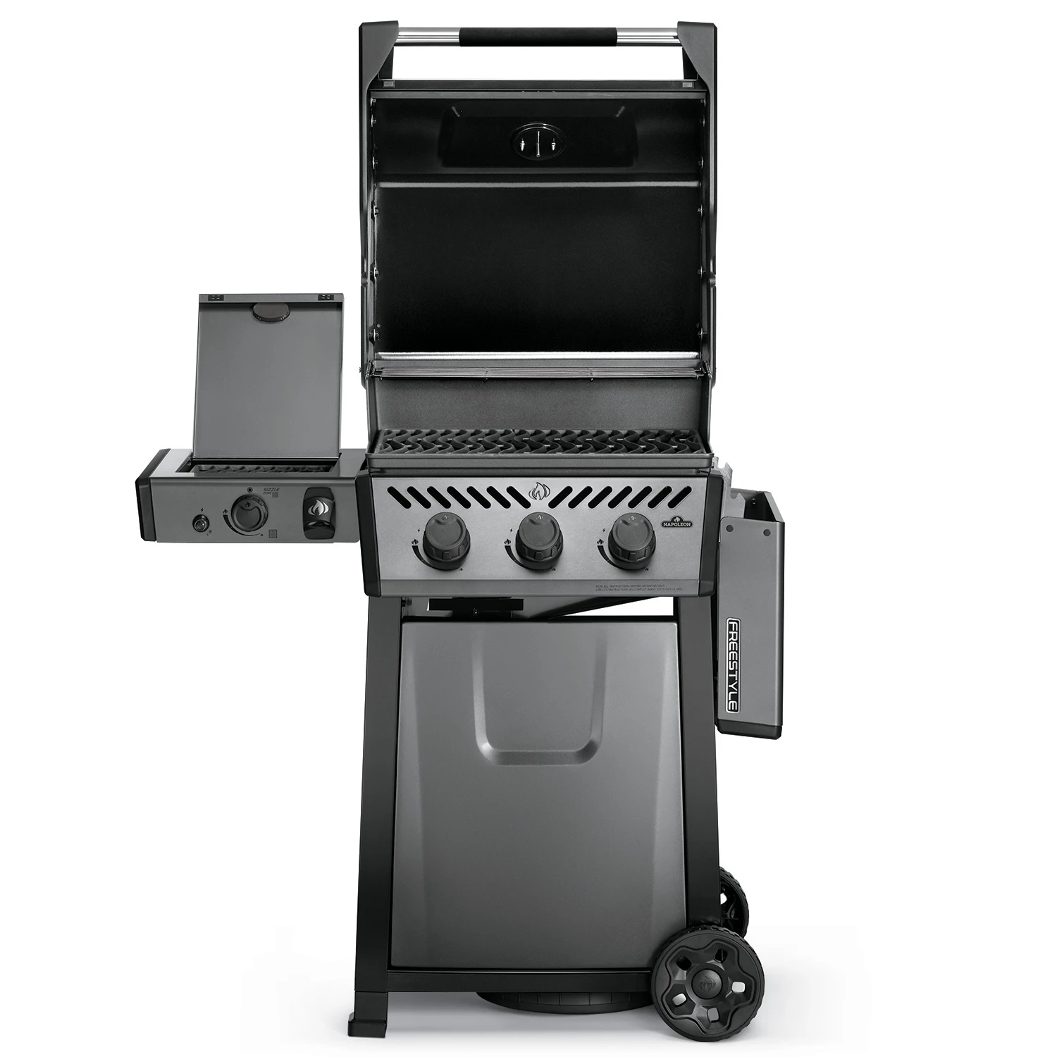 Napoleon Freestyle 365 Gasgrill, Graphit - Mit Sizzle Zone - Modell 2023 - X-DEAL Inkl. Abdeckhaube Und Gussplatte 5 Napoleon Freestyle 365 Gasgrill, Graphit - Mit Sizzle Zone - Modell 2023 - X-DEAL Inkl. Abdeckhaube Und Gussplatte – Bild 3