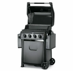 Napoleon Freestyle 425 Gasgrill, Graphit - Modell 2023 - X-DEAL Inkl. Abdeckhaube Und Gussplatte -Grillfuerst Speichern Napoleon Freestyle 425 Gasgrill Side Deckel offen