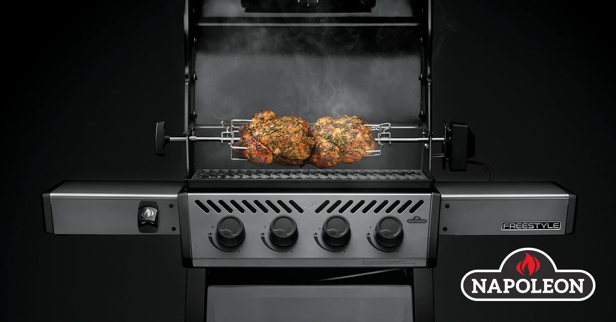 Napoleon Drehspieß / Rotisserie Heavy Duty Für Freestyle Gasgrills 3 Napoleon Drehspieß / Rotisserie Heavy Duty Für Freestyle Gasgrills