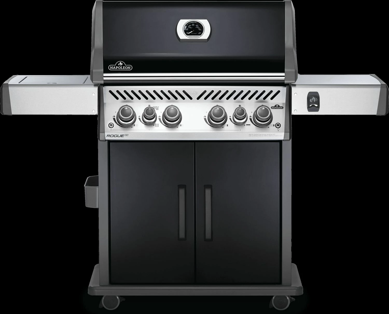Napoleon Rogue SE 525 Gasgrill, Schwarz Mit Gussrosten, Sizzle Zone Und Heckbrenner - Modell 2023 4 Napoleon Rogue SE 525 Gasgrill, Schwarz Mit Gussrosten, Sizzle Zone Und Heckbrenner - Modell 2023 – Bild 2