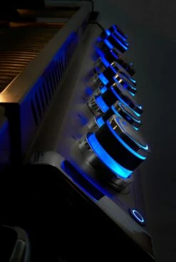 Napoleon Luxus Outdoor Küche Oasis 400 Mit Prestige Pro 825 Edelstahl Einbaugrill Ohne Vordefinierte Arbeitsplatte -Grillfuerst Speichern Napoleon PRestige PRO825 SafeytGlow Drehregler 1