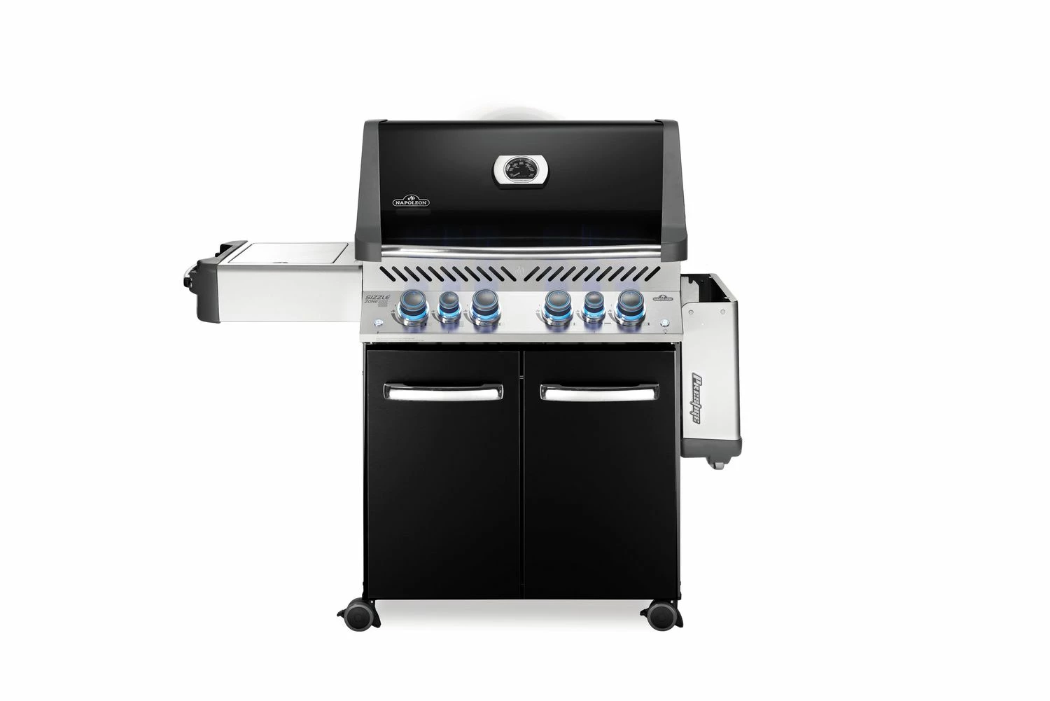 Napoleon Prestige 500 Gasgrill, Schwarz - Mit Safety Glow - X-DEAL Inkl. Grillthermometer, Schneidebrett Und Windschild Für SIZZLE ZONE 6 Napoleon Prestige 500 Gasgrill, Schwarz - Mit Safety Glow - X-DEAL Inkl. Grillthermometer, Schneidebrett Und Windschild Für SIZZLE ZONE – Bild 4
