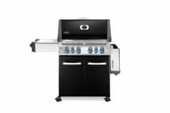 Napoleon Prestige 500 Gasgrill, Schwarz - Mit Safety Glow - Modell 2023 -Grillfuerst Speichern Napoleon Prestige 500 Gasgrill schwarz Seitenablage klappbar
