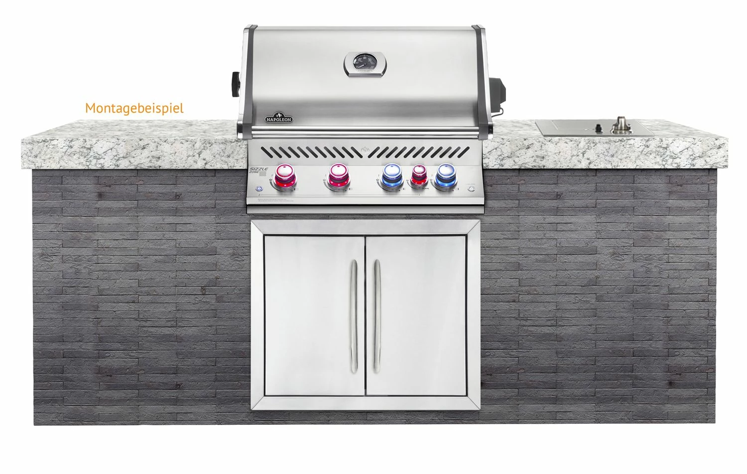 Napoleon Prestige Pro 500-3 Edelstahl Einbaugrill Erdgas - Inkl. Drehspieß - Modell 2023 9 Napoleon Prestige Pro 500-3 Edelstahl Einbaugrill Erdgas - Inkl. Drehspieß - Modell 2023 – Bild 7
