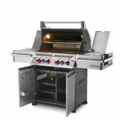 Napoleon Prestige Pro 500-3 Edelstahl Gasgrill Inkl. Drehspieß - Modell 2023 - SMART Deal Inkl. Grillfürst Grill Control -Grillfuerst Speichern Napoleon Prestige Pro 500 seitlich offen 3