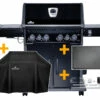 Napoleon Rogue SE 525 Gasgrill - All-black - Mit Sizzle Zone Und Heckbrenner - Grillfürst Edition - X-DEAL Inkl. Abdeckhaube, Gussplatte Und Drehspieß-Set - Modell 2022 -Grillfuerst Speichern Napoleon Rogue 525 Sondermodell X Deal