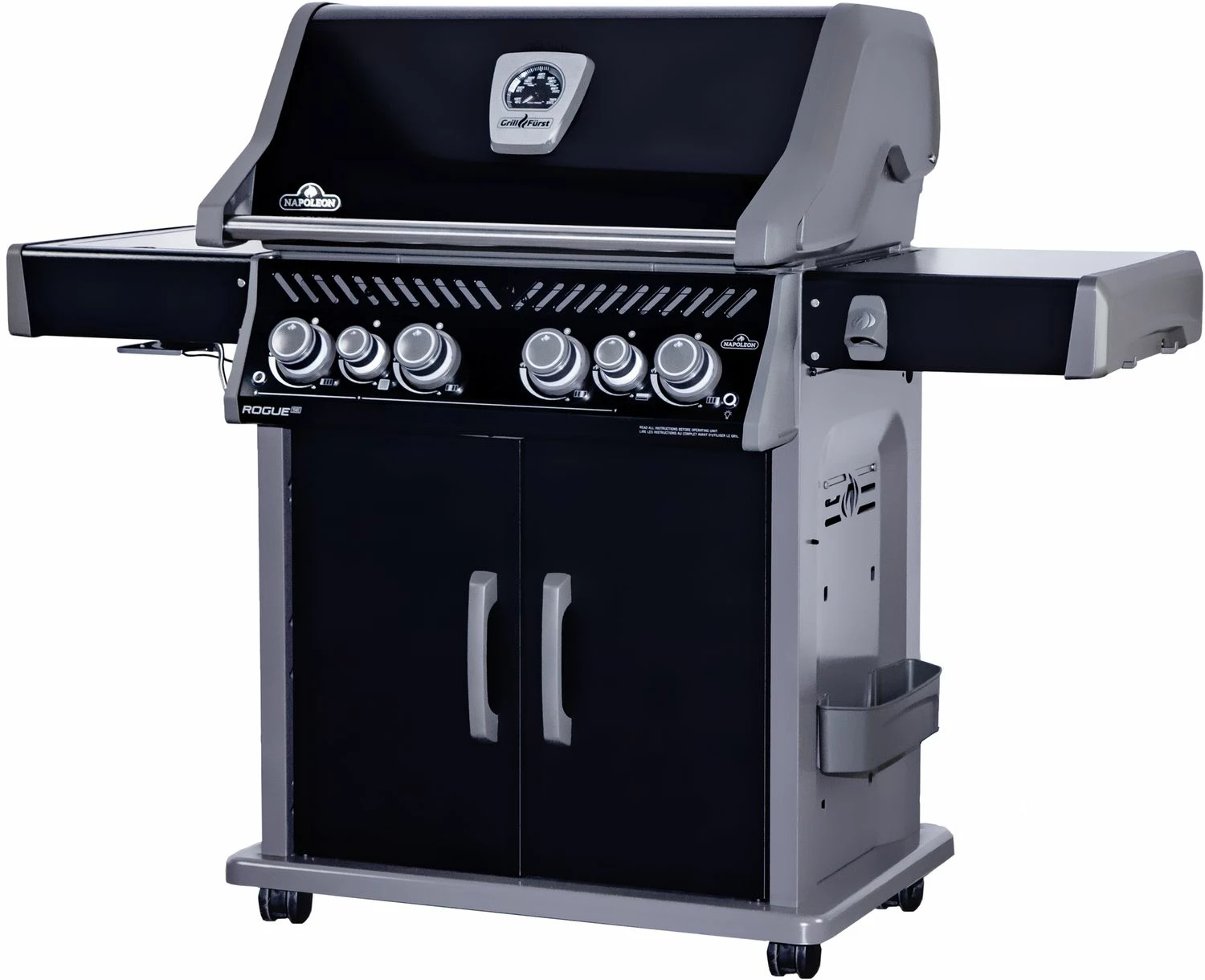 Napoleon Rogue SE 525 Gasgrill - All-black - Mit Sizzle Zone Und Heckbrenner - Grillfürst Edition Inkl. Abdeckhaube Im Karton + Gussplatte - Modell 2022 4 Napoleon Rogue SE 525 Gasgrill - All-black - Mit Sizzle Zone Und Heckbrenner - Grillfürst Edition Inkl. Abdeckhaube Im Karton + Gussplatte - Modell 2022 – Bild 2