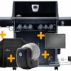 Napoleon Rogue SE 525 Gasgrill - All-black - Mit Sizzle Zone Und Heckbrenner - Grillfürst Edition Inkl. Grill Control Und Zubehörpaket - Smart Deal - Modell 2022