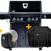 Napoleon Rogue SE 525 Gasgrill - All-black - Grillfürst Edition Inkl. Abdeckhaube - SMART Deal Inkl. Grillfürst Grill Control - Modell 2022 -Grillfuerst Speichern Napoleon Smart Grill Rogue All Black SE Grillfuerst Grill Control