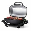 Napoleon Electric TravelQ PRO285E Elektrogrill Mit Untergestell - Modell 2023 -Grillfuerst Speichern Napoleon TravelQ pro285e Elektrogrill side deckel offen 1