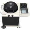Outdoorchef Gas Kugelgrill Arosa 570 G Tex Inkl. Blazing Zone + Cooking Zone -Grillfuerst Speichern Outdoorchef Blazing Cooking Zone Arosa Tex angebaut weiss