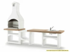 Palazzetti Outdoor Küche: Modul Grillkamin Brioni Inkl. Montagematerial -Grillfuerst Speichern Palazzetti Grillkamin Brioni Outdoor Kueche Kombi 2