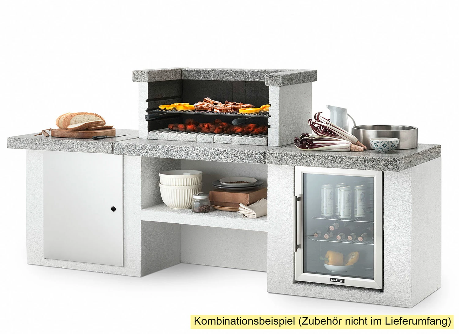 Palazzetti Outdoor Küche: Modul Schrank - Granit Grau - Inkl. Montagematerial 3 Palazzetti Outdoor Küche: Modul Schrank - Granit Grau - Inkl. Montagematerial