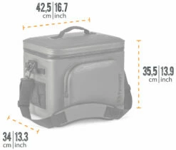 Petromax Kühltasche 22 Liter / Sandfarben -Grillfuerst Speichern Petromax Kuehtasche 22Liter Abmessungen 2