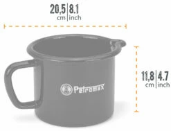 Petromax Emaille Milchtopf / 1400 Ml / Schwarz 7 Petromax Emaille Milchtopf / 1400 Ml / Schwarz -Grillfuerst Speichern Petromax Milchtopf Emaille 1400ml schwarz Abmessungen