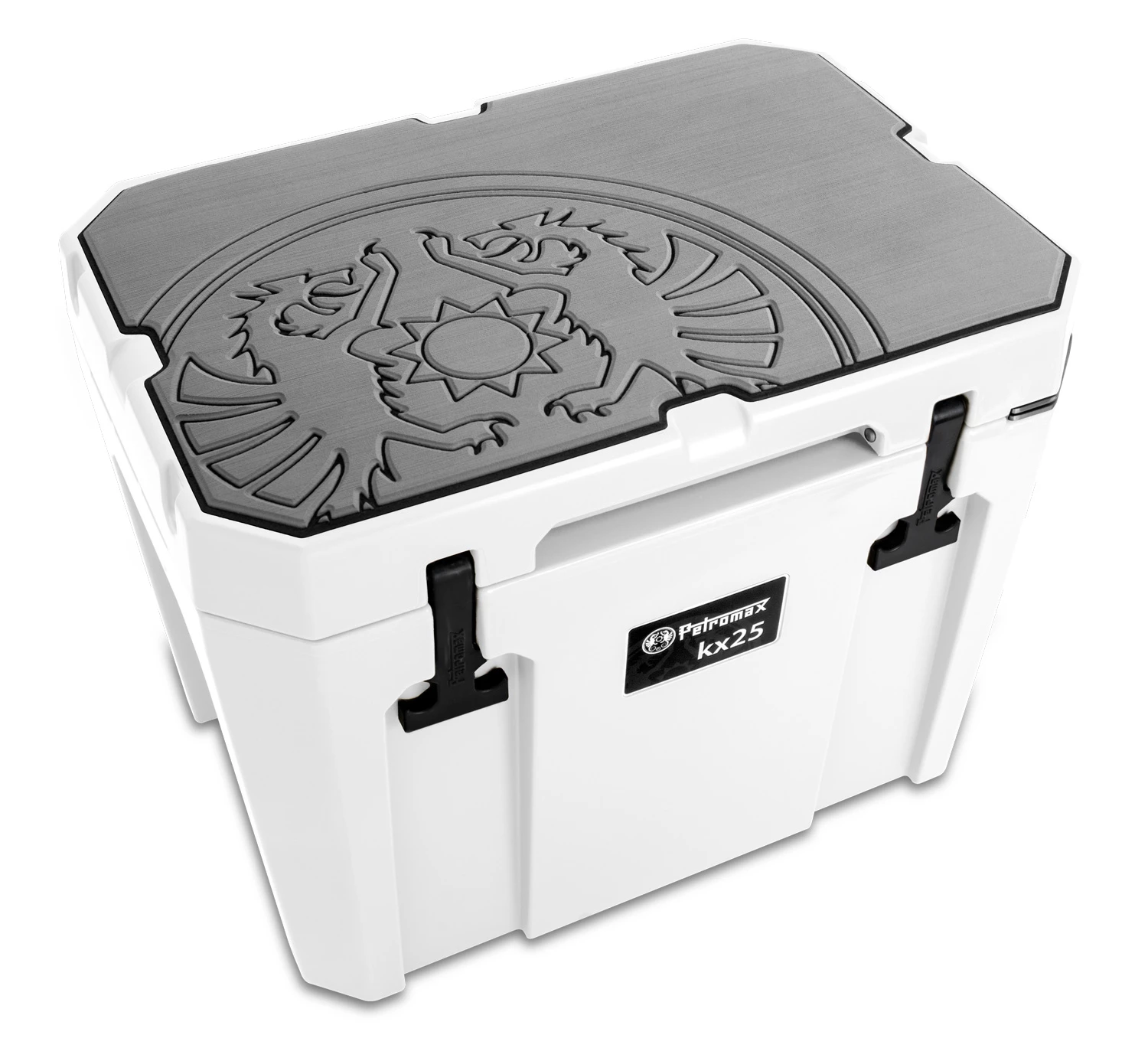 Petromax Haft-Auflage Für Kühlbox Kx25 Grau Mit Drachenemblem 3 Petromax Haft-Auflage Für Kühlbox Kx25 Grau Mit Drachenemblem