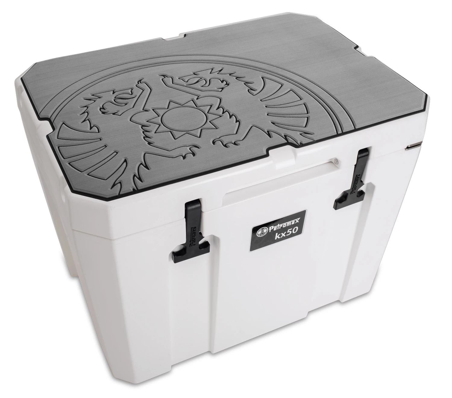 Petromax Haft-Auflage Für Kühlbox Kx50 Grau Mit Drachenemblem 3 Petromax Haft-Auflage Für Kühlbox Kx50 Grau Mit Drachenemblem