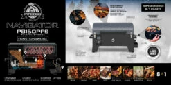 Pit Boss Pelletgrill Navigator 150 -Grillfuerst Speichern Pit Boss Navigator 150 tragbarer Pelletgrill