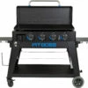 Pit Boss Plancha Grill Ultimate Plancha 4-Brenner - Mit Untergestell -Grillfuerst Speichern Pit Boss Planchagrill Ultimate 4 Brenner Deckel Offen