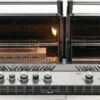Napoleon Prestige Pro 825-3 Edelstahl Einbaugrill Gas - Inkl. Drehspieß - Modell 2023 -Grillfuerst Speichern PrestigePro BIPRO825 RBI 3 GrillHead Str NoRotis LidOpn IntLtsOn