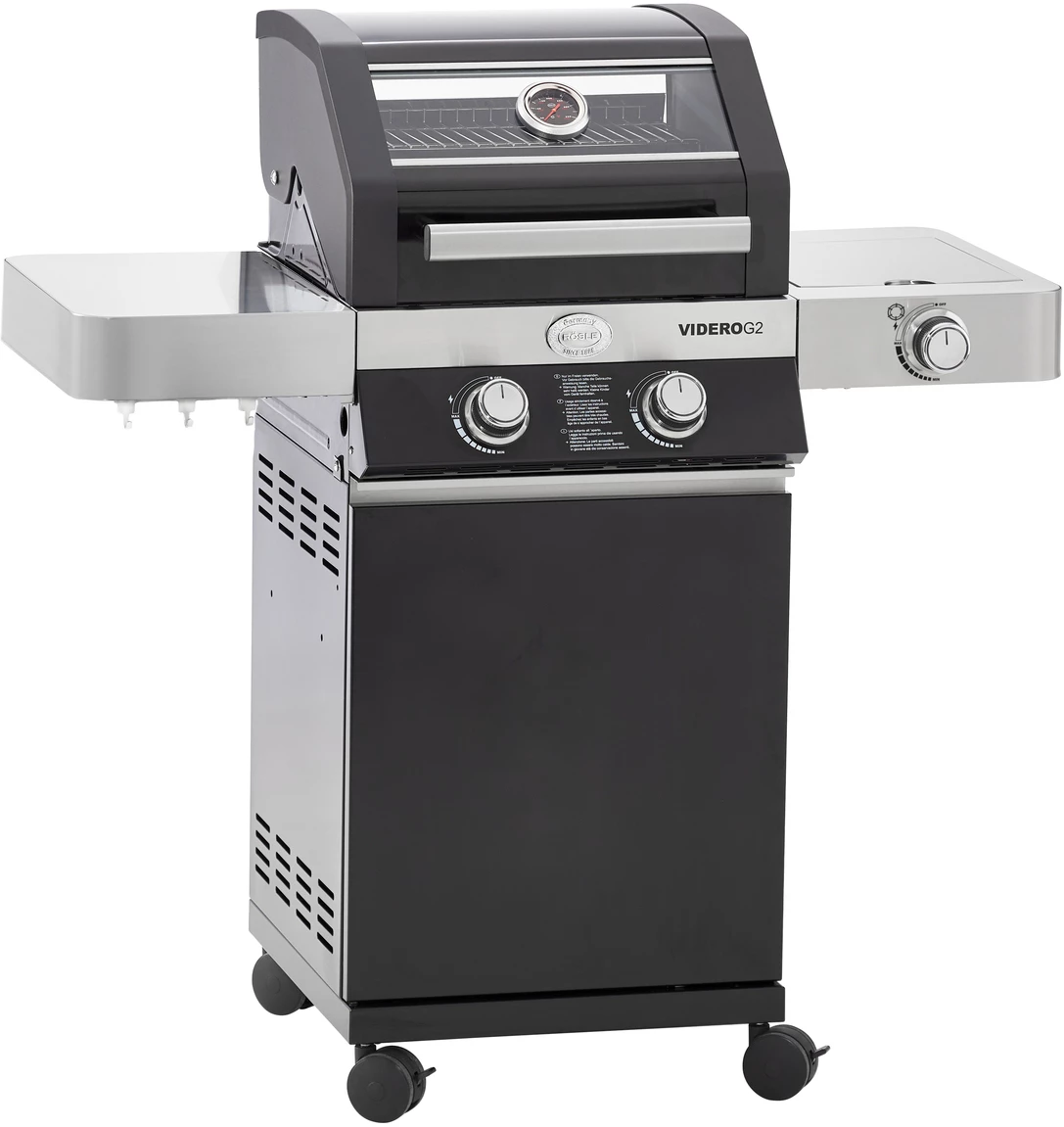 Rösle Gasgrill Videro G2 Schwarz - Modell 2022 Inkl. Abdeckhaube 3 Rösle Gasgrill Videro G2 Schwarz - Modell 2022 Inkl. Abdeckhaube
