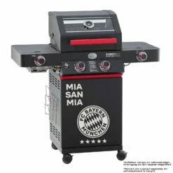 Rösle Videro G2-S VARIO+ Schwarz Gasgrill - FC Bayern Edition -Grillfuerst Speichern Roesle FC Bayern Grill Videro G2 S Aufkleber