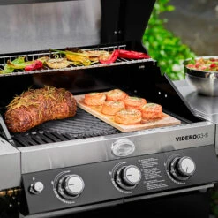 Rösle Gasgrill Videro G3-S VARIO+ Schwarz - Modell 2023 -Grillfuerst Speichern Roesle Gasgrill Videro G3 S Mood Grillflaeche 1