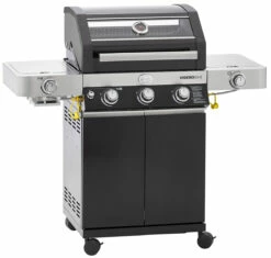 Rösle Gasgrill Videro G3-S VARIO+ Schwarz - Modell 2023 - X-DEAL Inkl. Abdeckhaube, Grillplatte Und Drehspieß